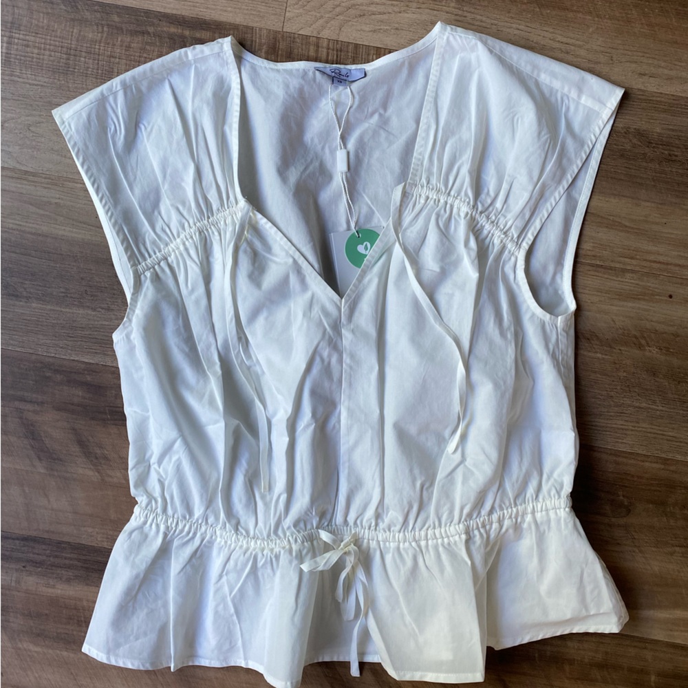 Rails savi top white